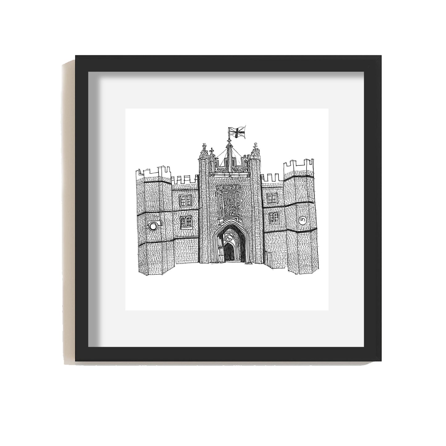 Hampton Court Palace - Giclee Illustrated Print