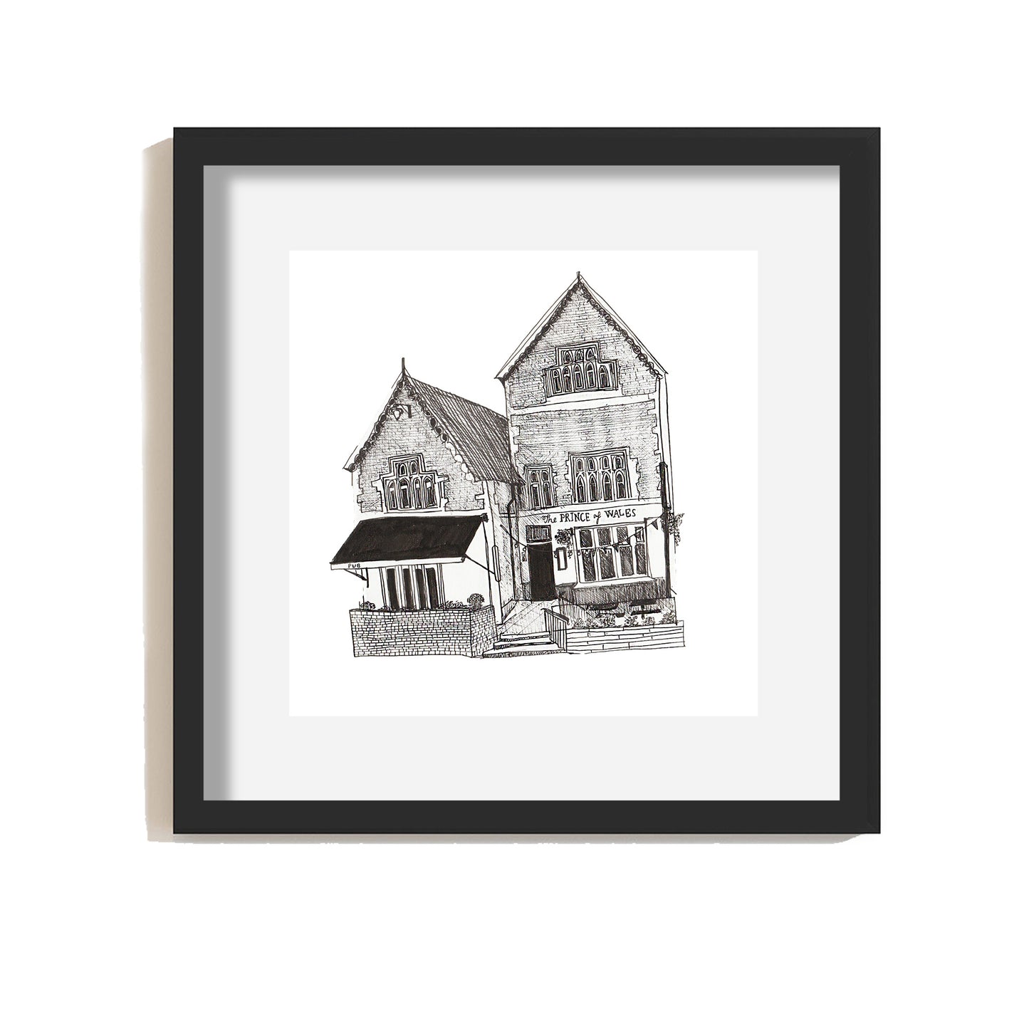 The Prince of Wales, Hampton Court - Giclée Illustrated Print