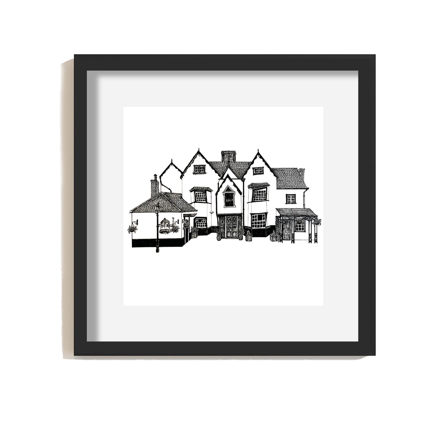 The Bell Pub, East Molesey - Giclee Illustrated Print