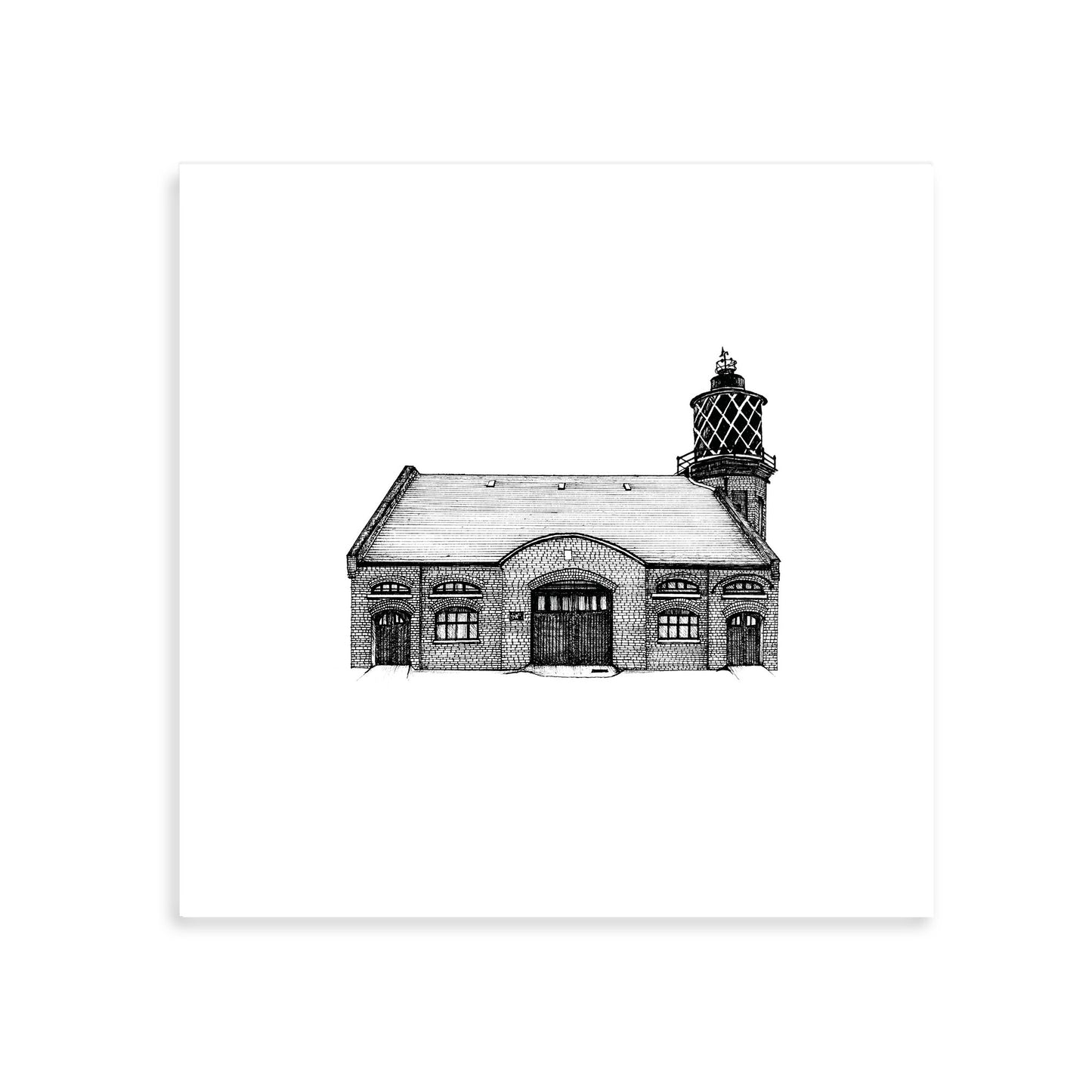Trinity Buoy Wharf, Poplar - Giclee Illustrated Print