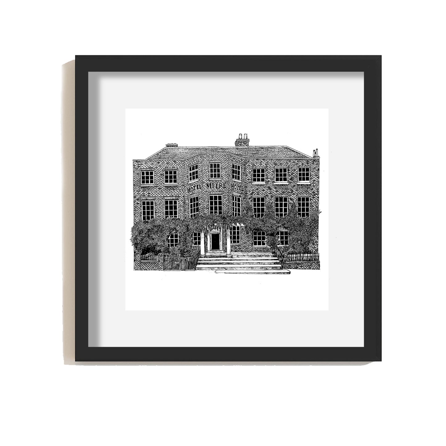 The Mitre, Hampton Court - Giclee Illustrated Print