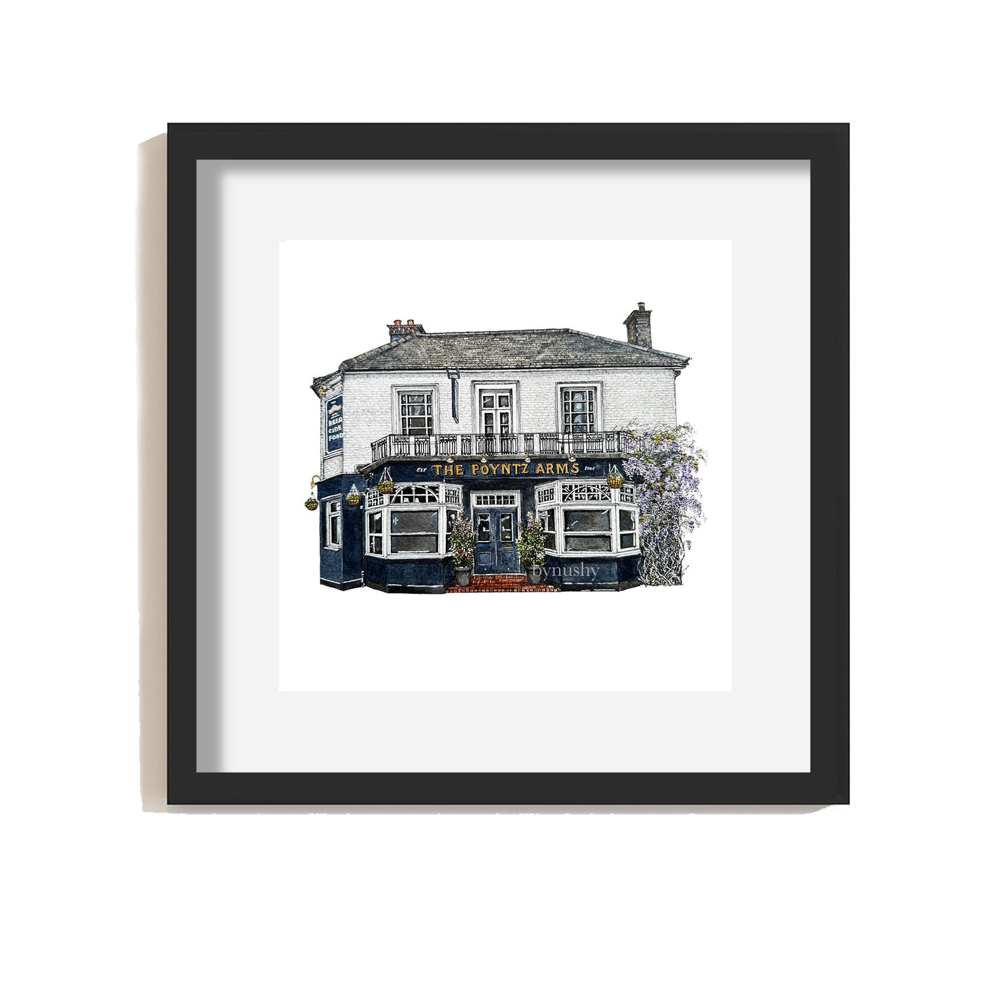 The Poyntz, Molesey - Giclee Illustrated Print