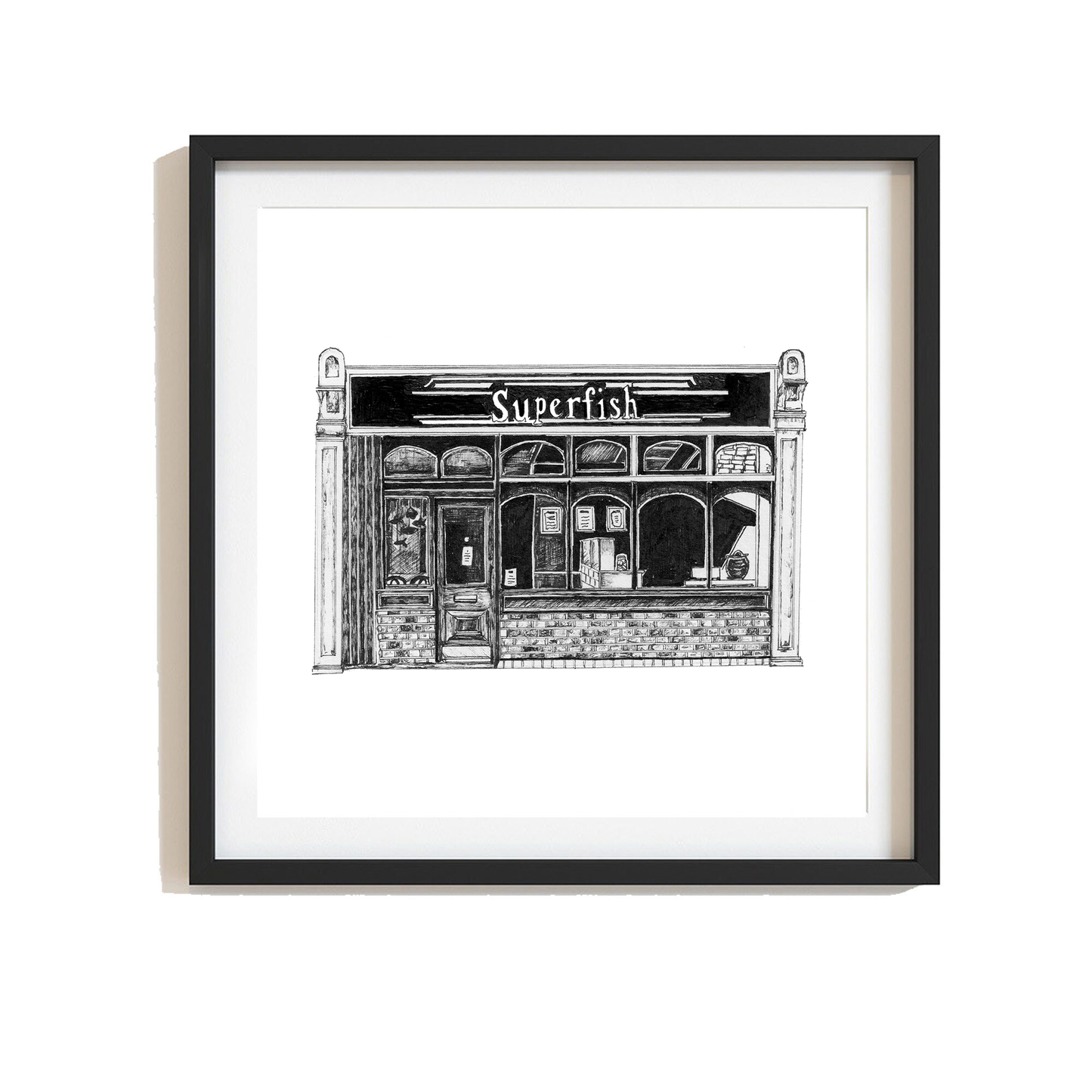 Superfish Molesey - Giclee Illustrated Print