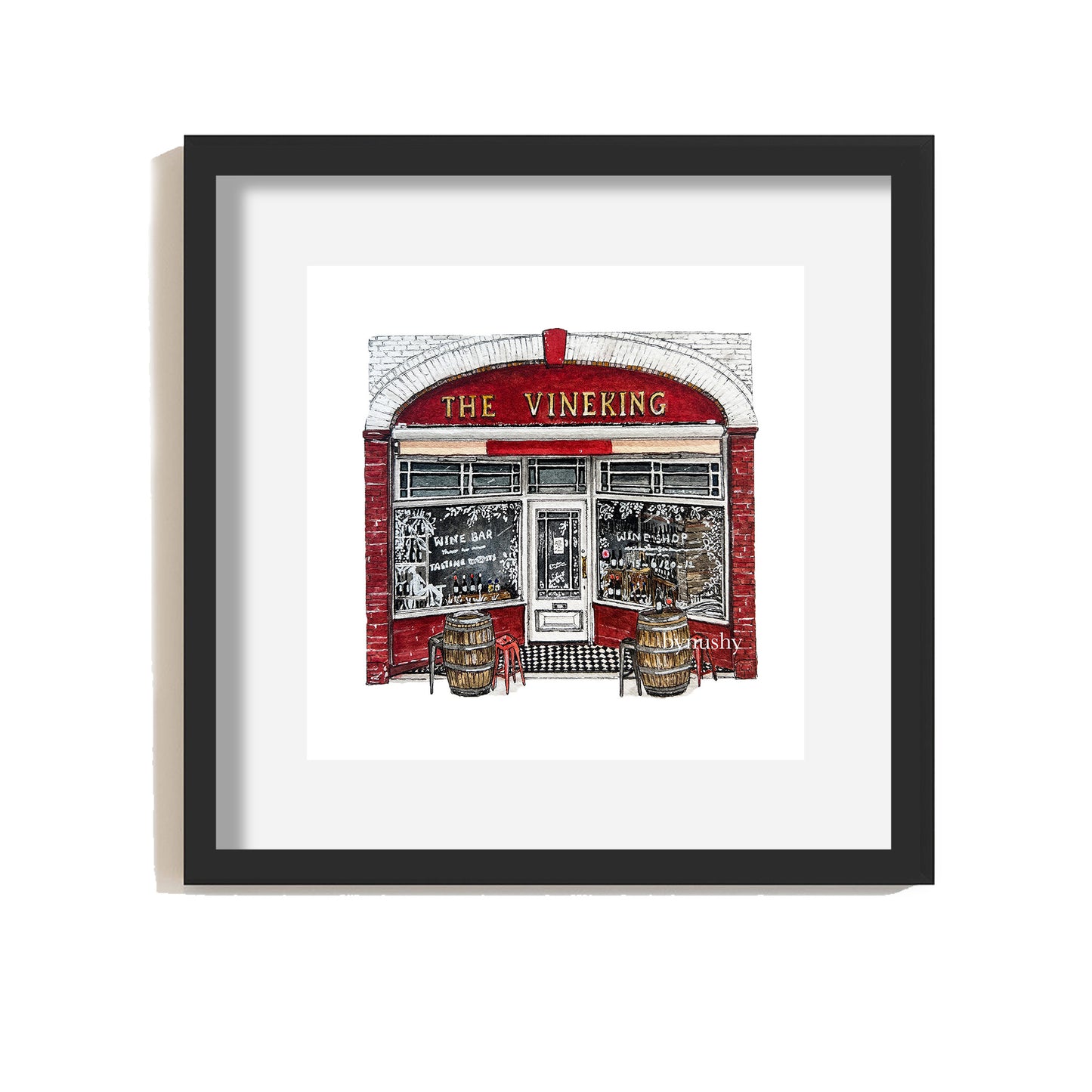 The Vine King, Hampton Court - Giclee Illustrated Print