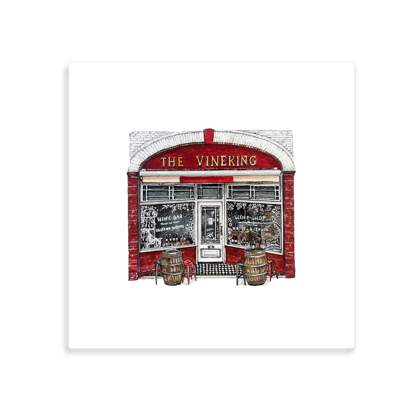 The Vine King, Hampton Court - Giclee Illustrated Print