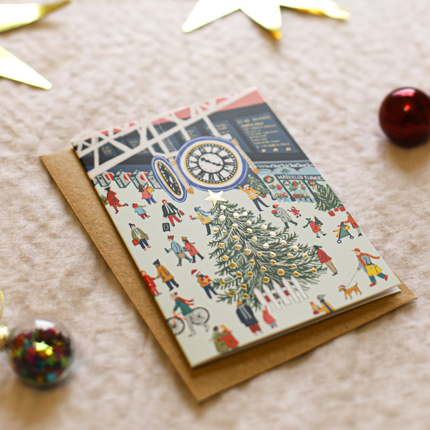 Christmas at Waterloo Station - Christmas Cards