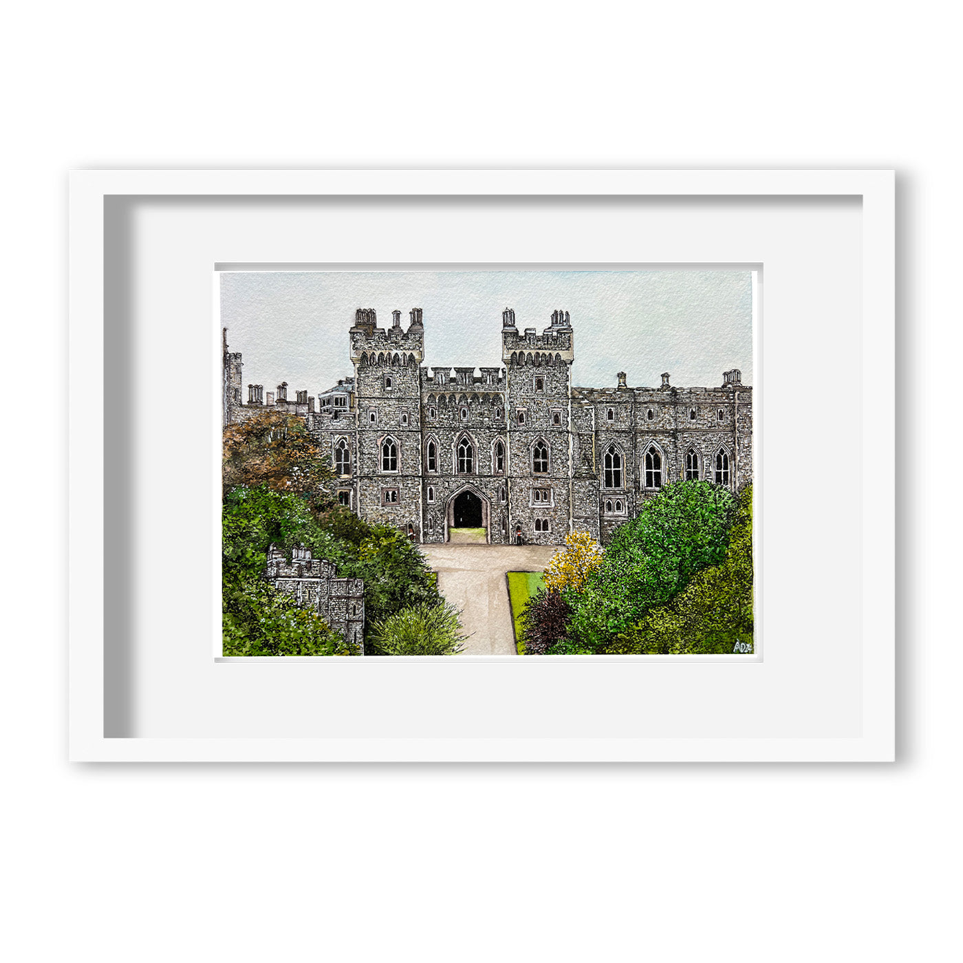 Windsor Castle - Giclee Illustrated Print