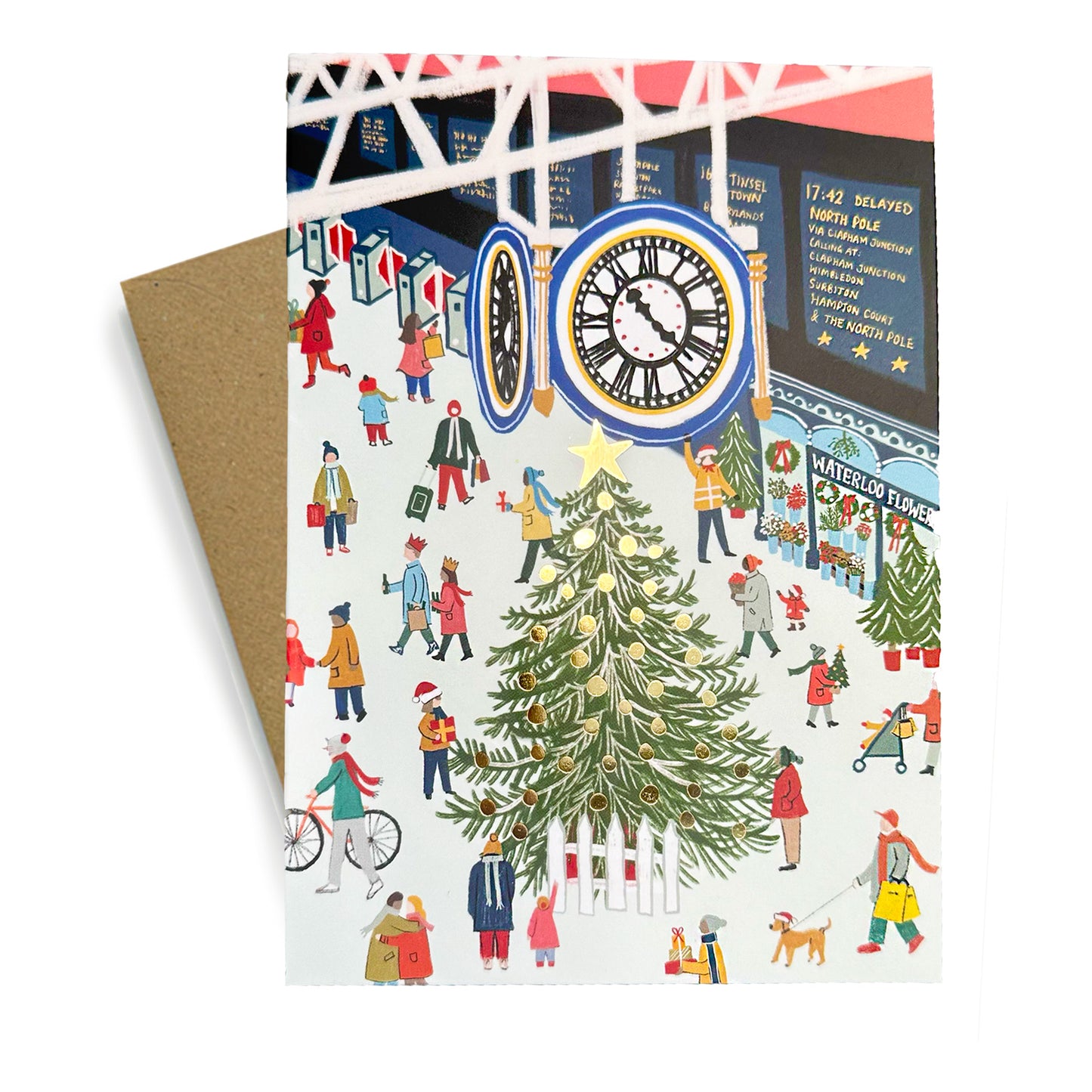 Christmas at Waterloo Station - Christmas Cards