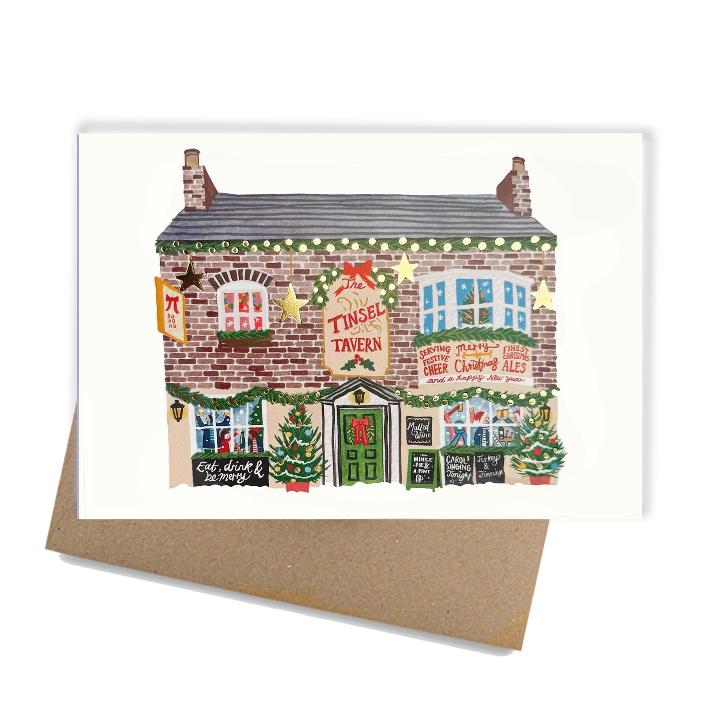 The Tinsel Tavern - Christmas Pub Cards
