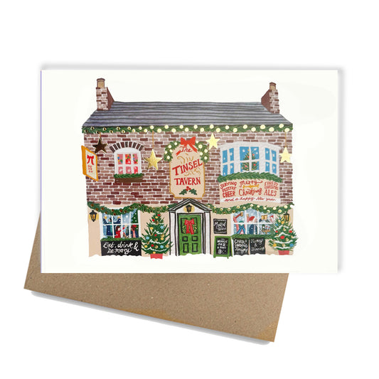 The Tinsel Tavern - Christmas Pub Cards