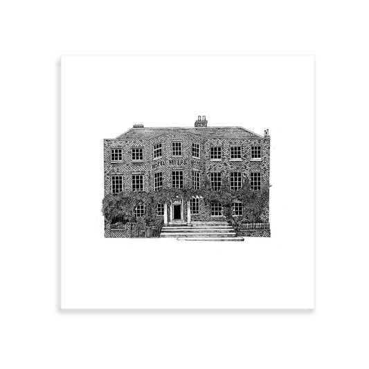 The Mitre, Hampton Court - Giclee Illustrated Print