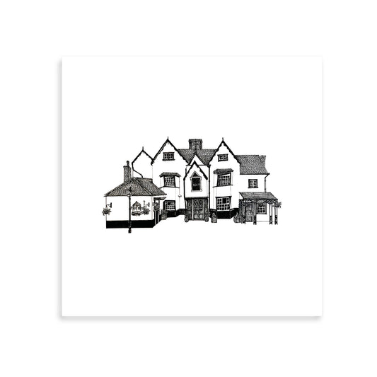 The Bell Pub, East Molesey - Giclee Illustrated Print