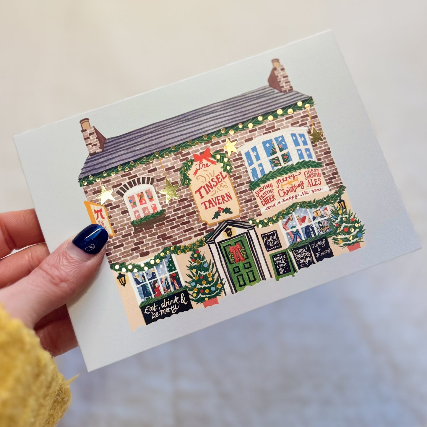 The Tinsel Tavern - Christmas Pub Cards
