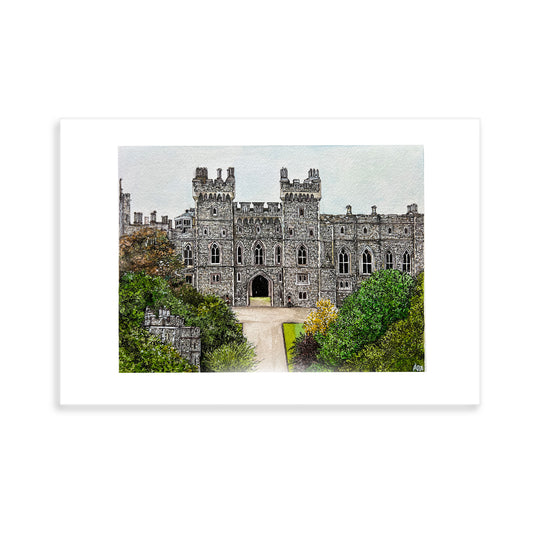 Windsor Castle - Giclee Illustrated Print